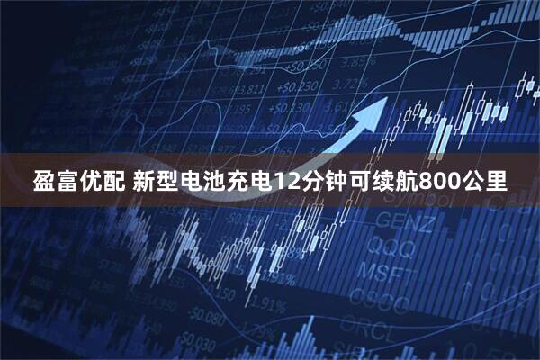 盈富优配 新型电池充电12分钟可续航800公里
